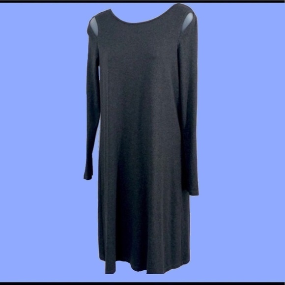 Marie Hell Grey Perk a Boo Sleeve Tee Shirt Dress.Size Small. - Picture 4 of 10